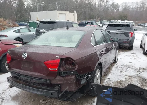 2013 Volkswagen Passat 2.5L Se from USA, damaged, VIN 1VWBP7A35DC131478